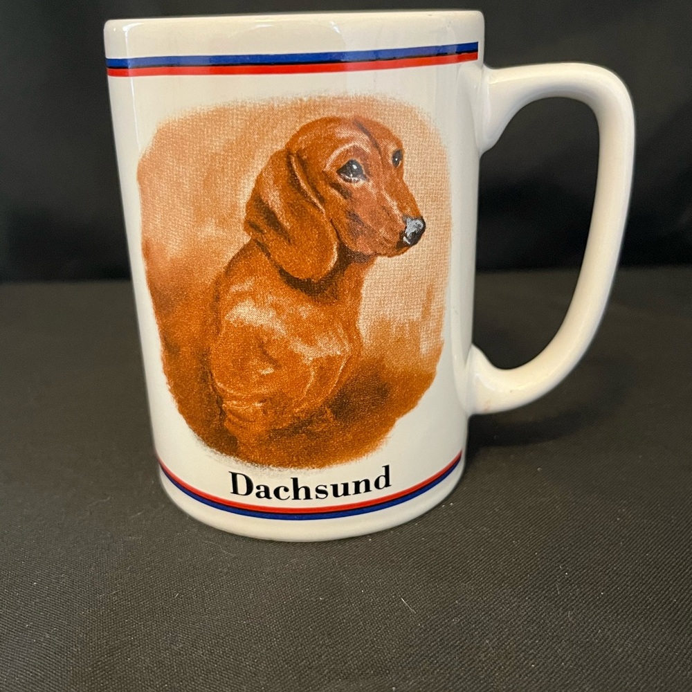 R. Maystead Portraits Dachshund Dog Mug by Papel